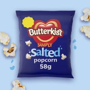 3x Butterkist Simply Salted Popcorn 50g