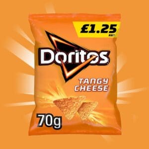 5x Doritos Tangy Cheese 70g