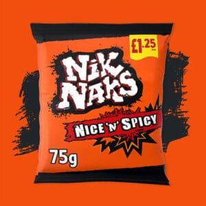 5x Nik Naks Nice 'N' Spicy 75g