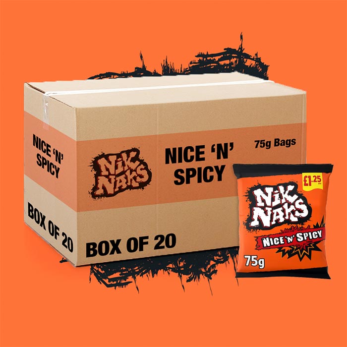20x Nik Naks Nice ‘N’ Spicy 75g