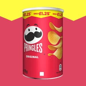 12x Pringles Original Crisps Can 70g