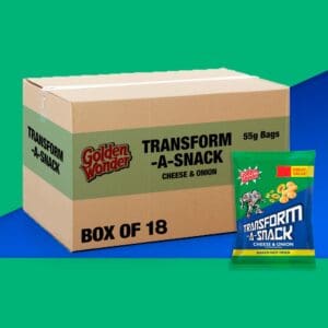 18x Transform-A-Snack Cheese & Onion 56g