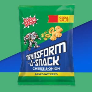 5x Transform-A-Snack Cheese & Onion 56g