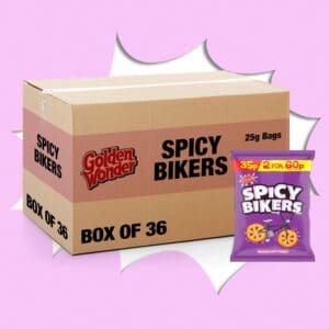 36x Golden Wonder Spicy Bikers 25g