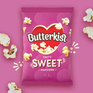 3x Butterkist Cinema Sweet Popcorn 70g