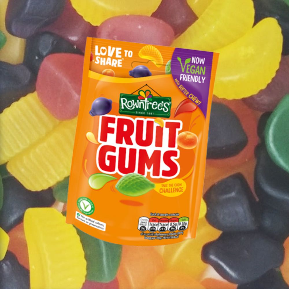 5x Rowntrees Fruit Gums 120g