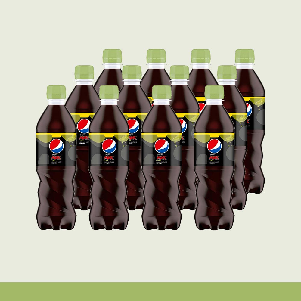 12x Pepsi Max Lime Cola 500ml (PMP £1.35)