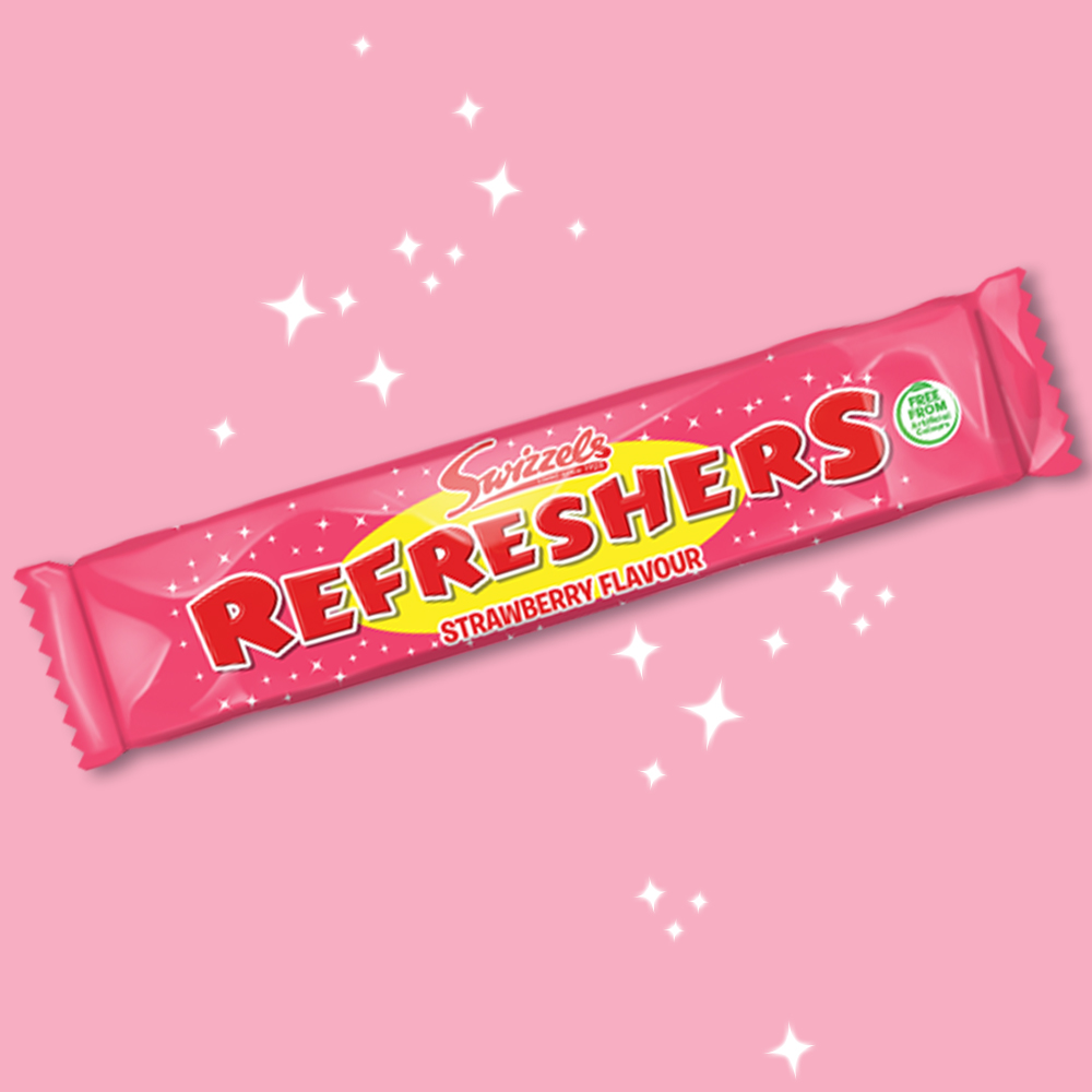 60x Swizzels Refreshers Strawberry Chew Bars