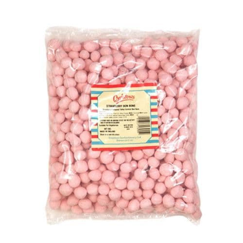 BRISTOWS CHEWY STRAWBERRY BON BONS 3KG