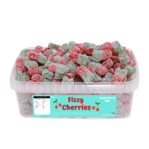 CANDYCRAVE FIZZY CHERRIES 600G TUB