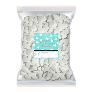 CANDYCRAVE WHITE HEARTS 1KG