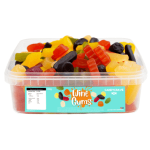 CANDYCRAVE WINE GUMS 600G TUB