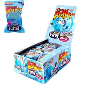 FINI FIZZY BLUE RASPBERRY ROLLERS 40X20G