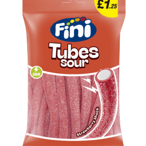 Fini Sour Strawberry Tubes £1.25 PMP 12x140g