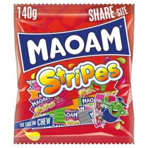 H20 HARIBO STRIPES PRE-PACK BAGS 140g