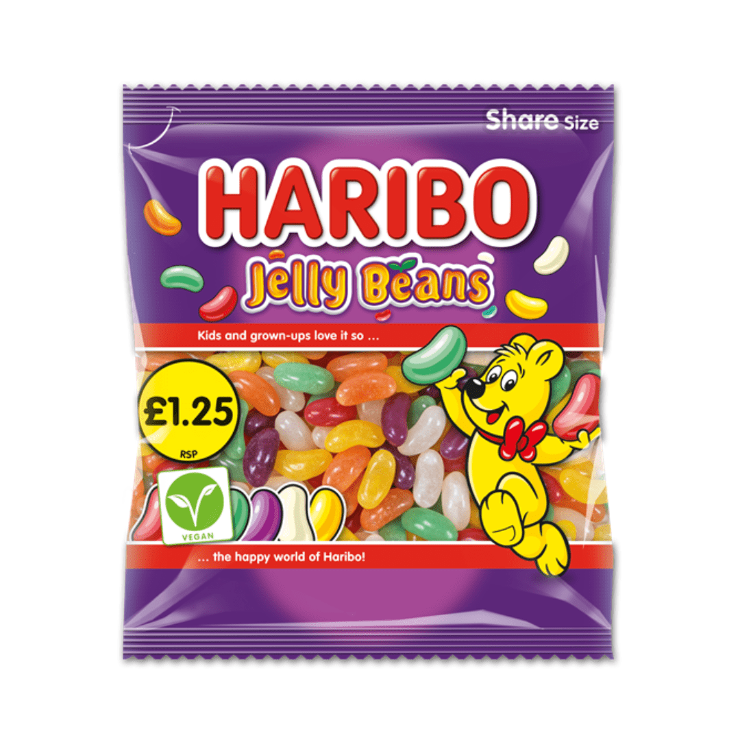 Haribo Jelly Beans 12x140g PMP £1.25