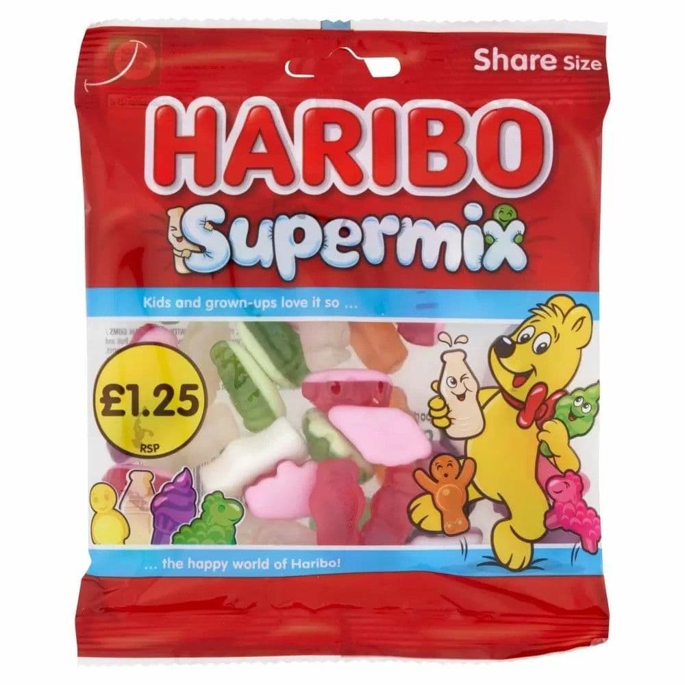 HARIBO SUPERMIX 12X140G £1.25 PMP