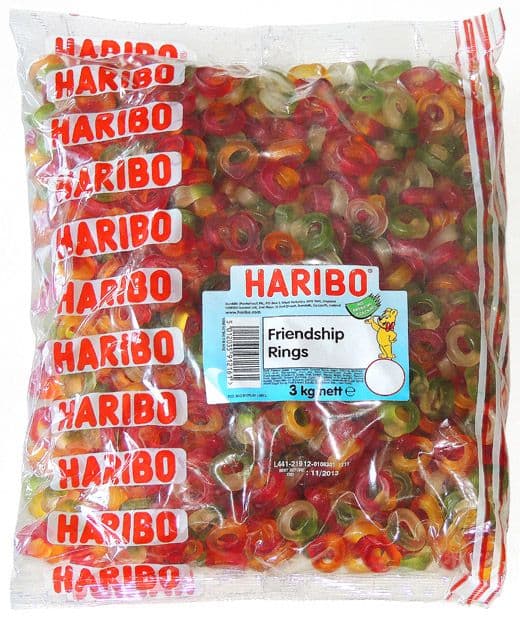 HARIBO  FRIENDSHIP RINGS 3kg