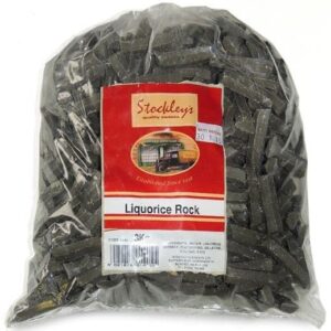 STOCKLEYS POLY LIQUORICE ROCK