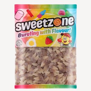 SWEETZONE FIZZY COLA  BOTTLES 1KG BAG
