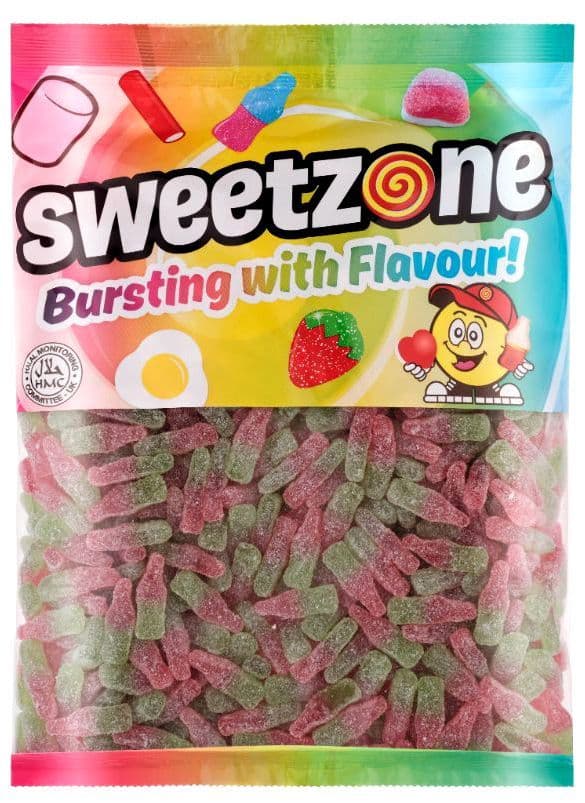 SWEETZONE FIZZY WATERMELON BOTTLES 1KG