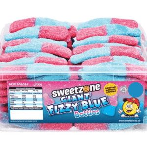 SWEETZONE GIANT FIZZY BLUE BOTTLES 805G TUB