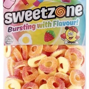 SWEETZONE PEACH RINGS 1KG
