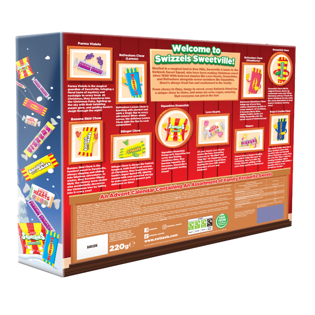 SWIZZELS ADVENT CALENDAR 220G