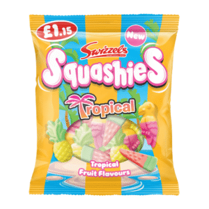 Swizzels Squashies Tropical PMP £1.15 12x100g