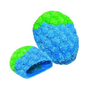 VIDAL JELLY FILLED BLUE RASPBERRIES TUB 75 COUNT