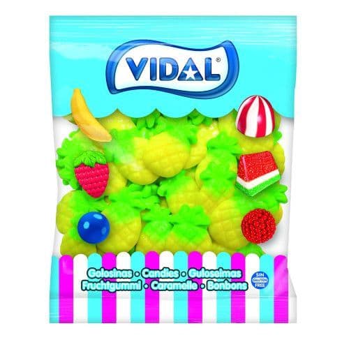 VIDAL JELLY PINEAPPLES 1KG