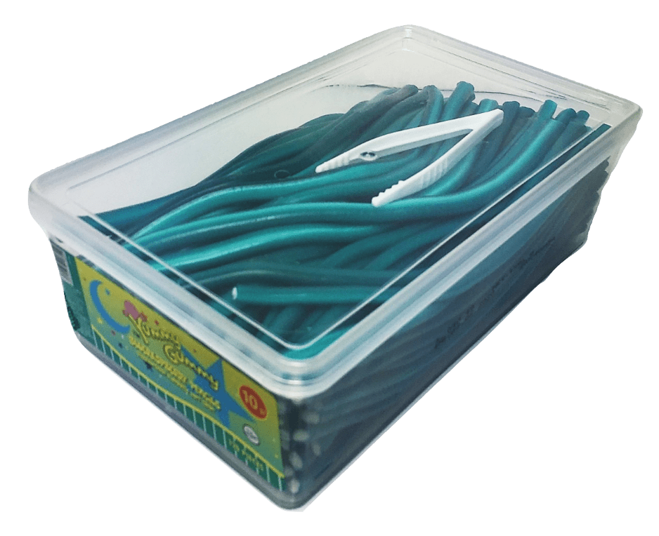 YUM48 YUMMY GUMMY BLUE RASPBERRY PENCILS  10px120